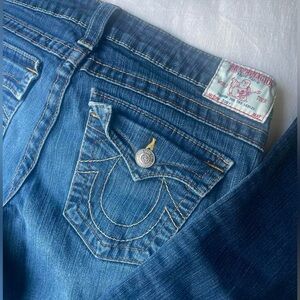 True Religion low rise bootcut jeans